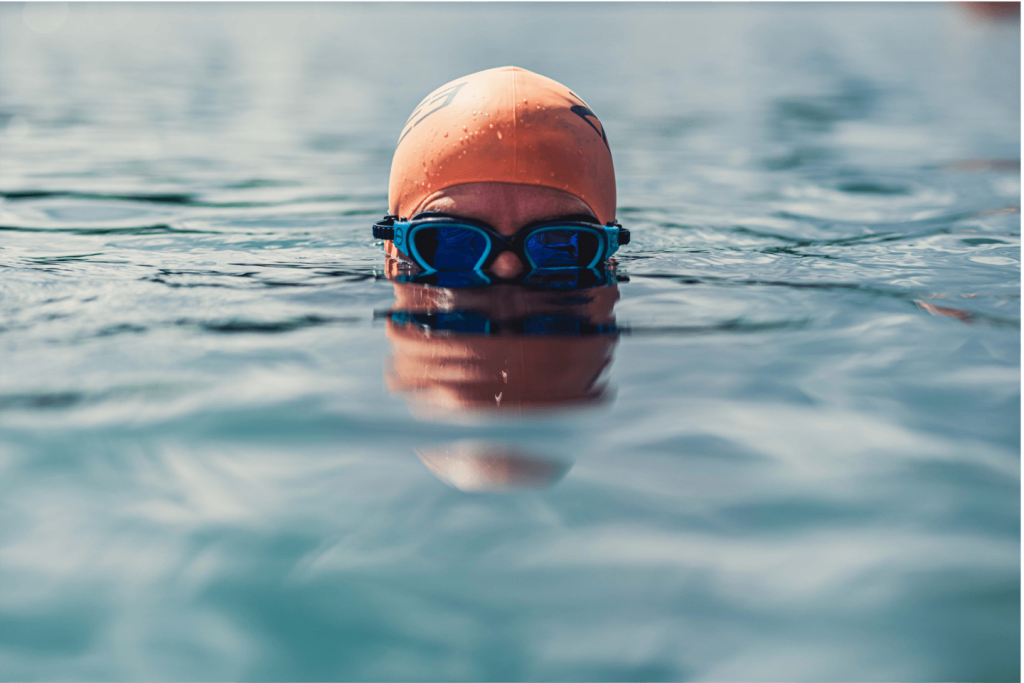 Open water swim googles