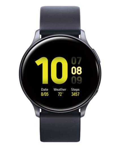 Samsung Galaxy Watch Active 2 (40mm, GPS, Bluetooth), Aqua Black (US Version)